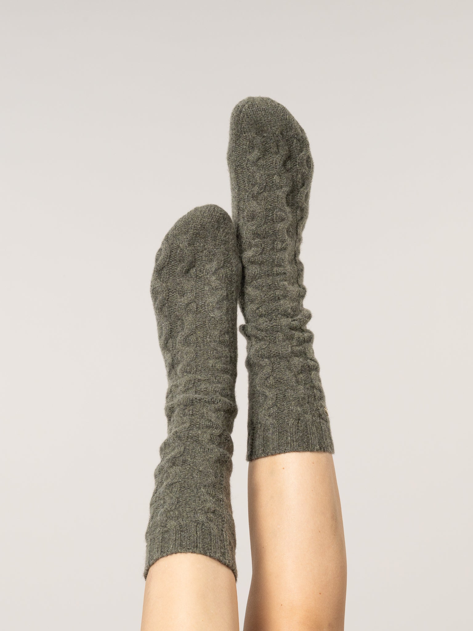 Close to my heart Cane merino cashmere socks Socks Army