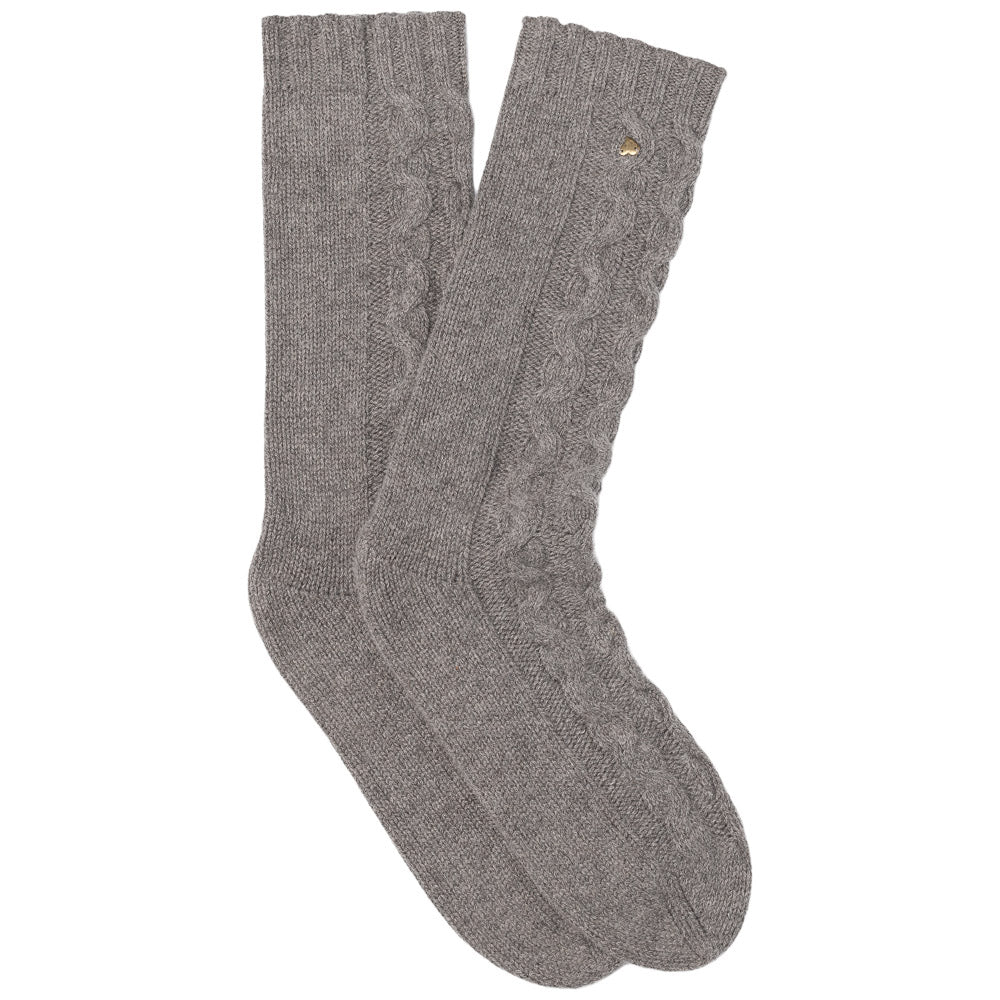 Close to my heart Cane merino cashmere socks Socks Oak