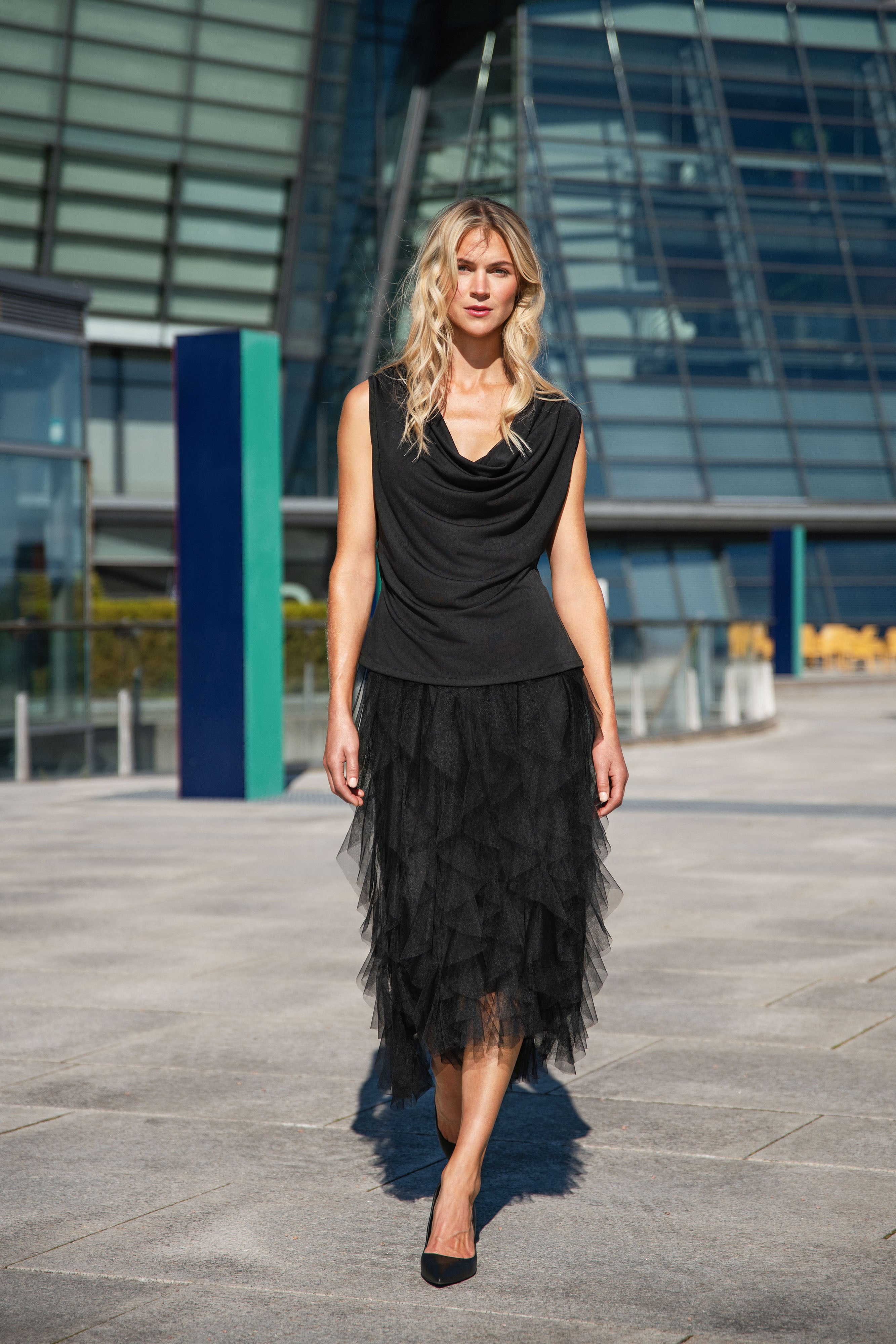 Close to my heart Cara top Top jersey Black