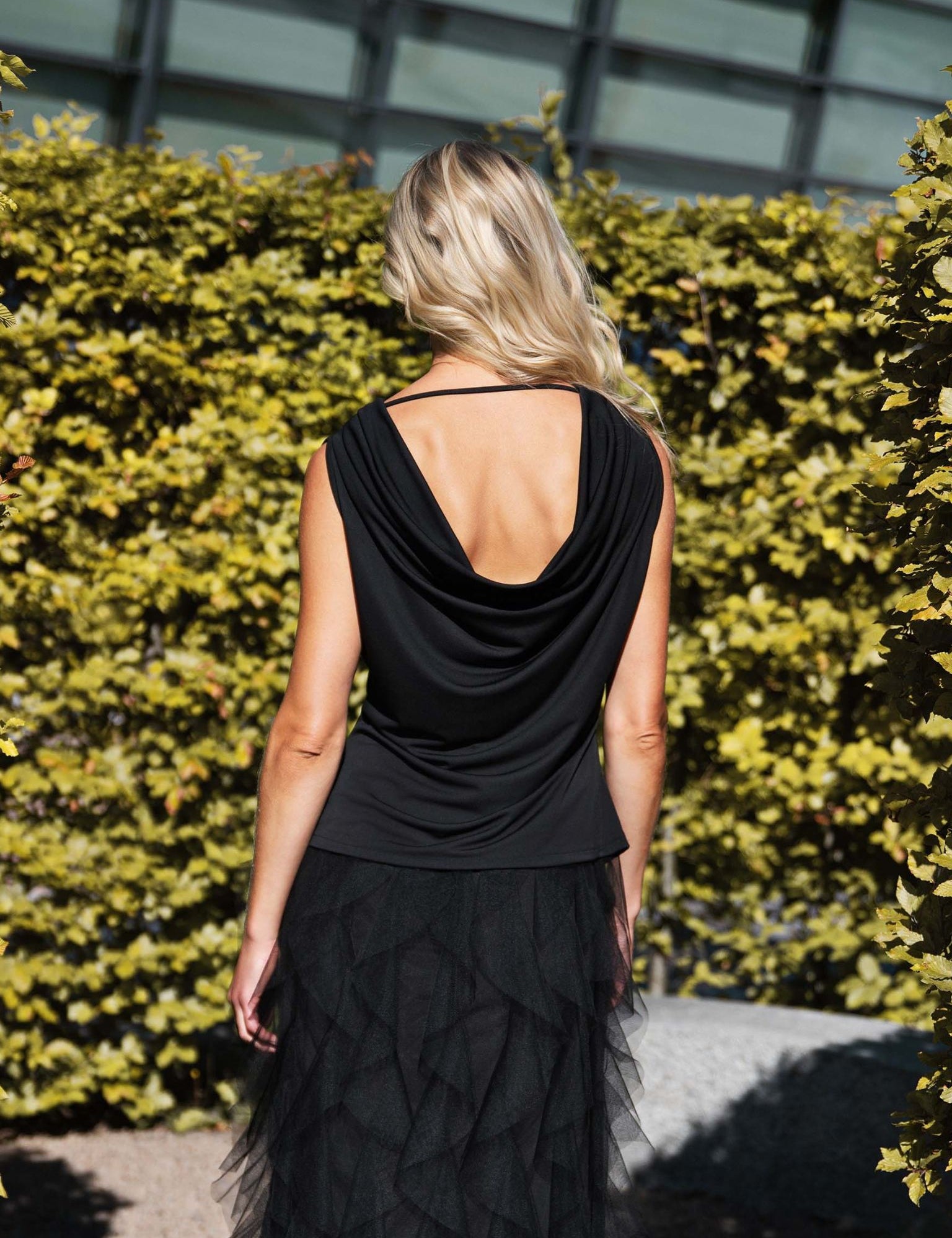 Close to my heart Cara top Top jersey Black