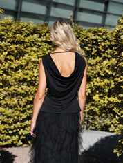 Close to my heart Cara top Top jersey Black