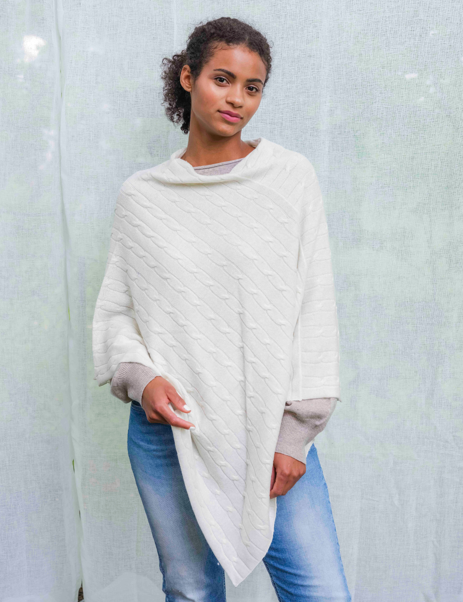 Close to my heart Carrie ull kasjmir poncho Poncho Cream