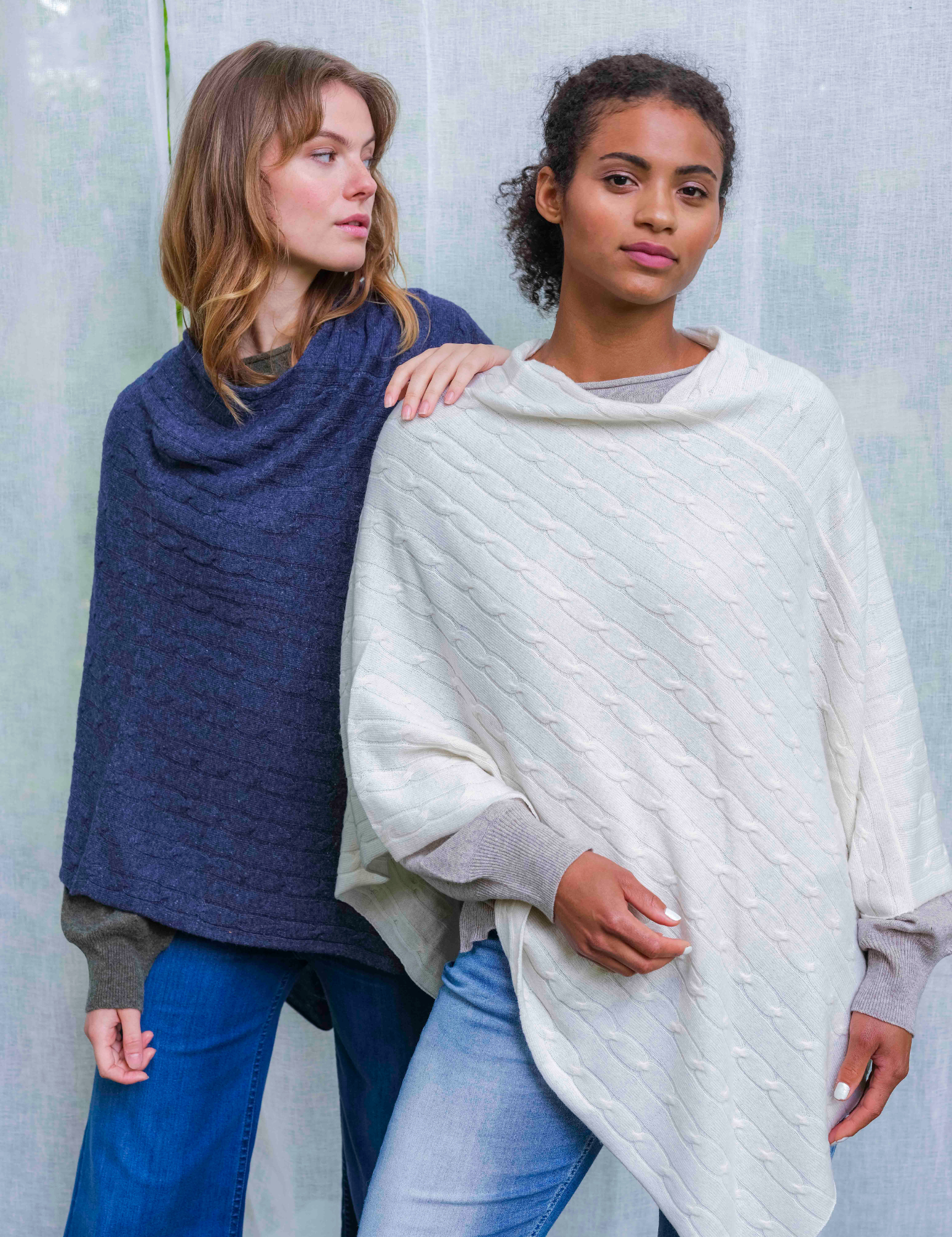Close to my heart Carrie ull kasjmir poncho Poncho Cream