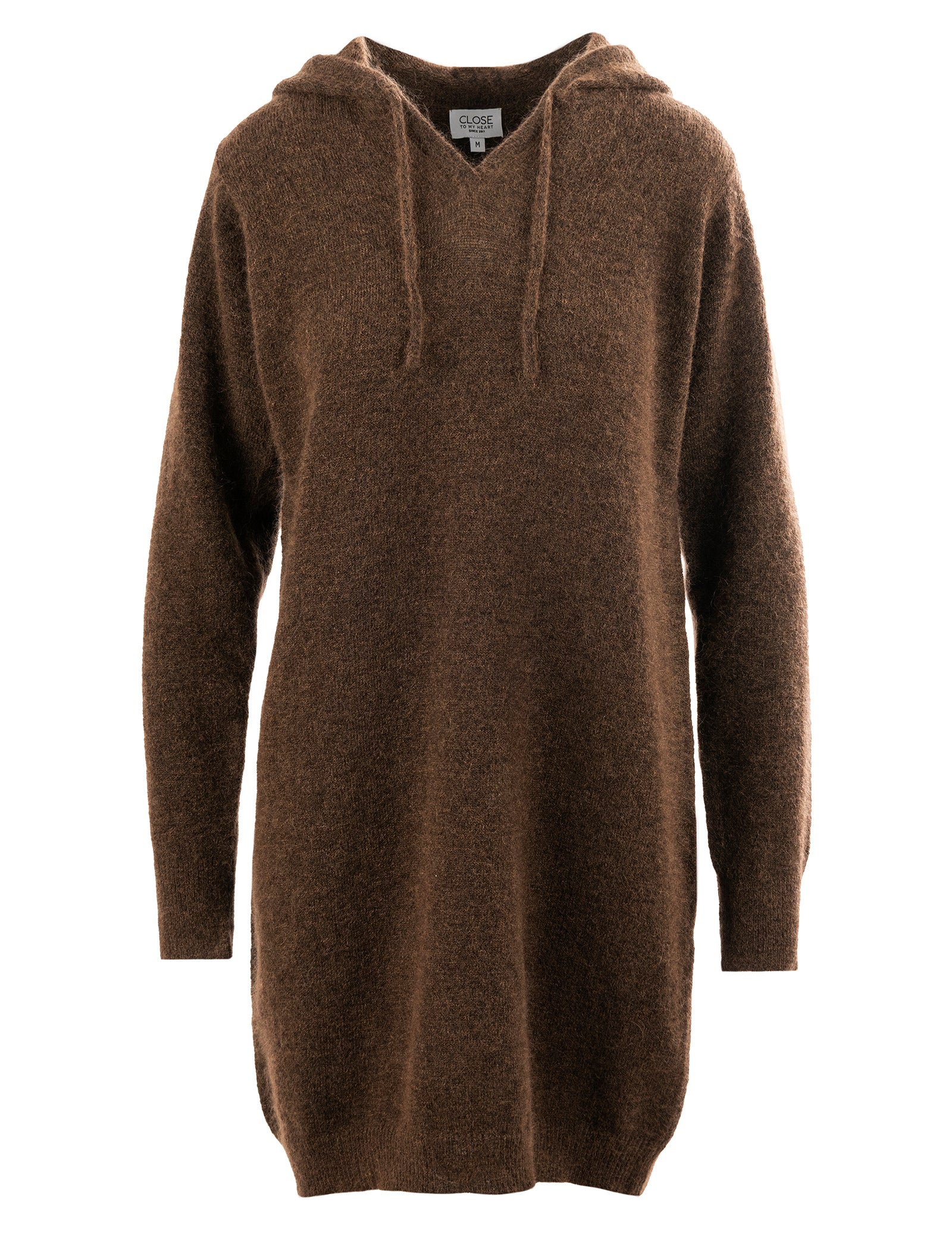 Close to my heart Cassie Hood Dress Knit dress Chocolate