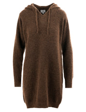 Close to my heart Cassie Hood Dress Knit dress Chocolate