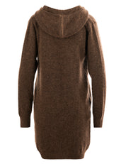 Close to my heart Cassie Hood Dress Knit dress Chocolate