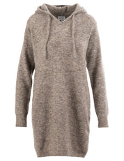 Close to my heart Cassie Hood Dress Knit dress Sepia