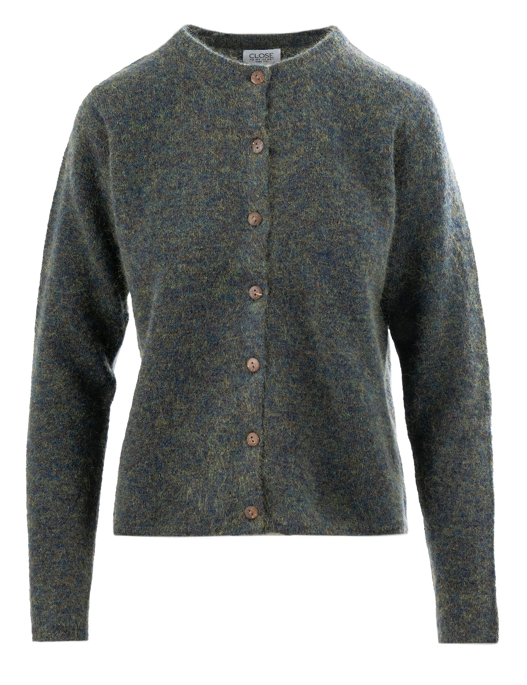 Close to my heart Cathy Cardigan Cardigan Green Gold