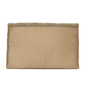 Close to my heart Champagne beaded clutch Handbag