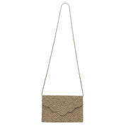 Close to my heart Champagne beaded clutch Handbag Champagne