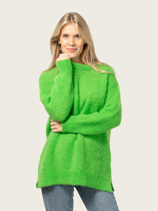 Close to my heart Cilla Kid Mohair sweater Sweater knitted Greenery