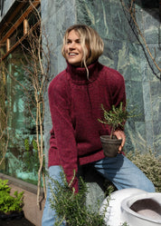 Close to my heart Cindy Sweater Sweater knitted Rouge