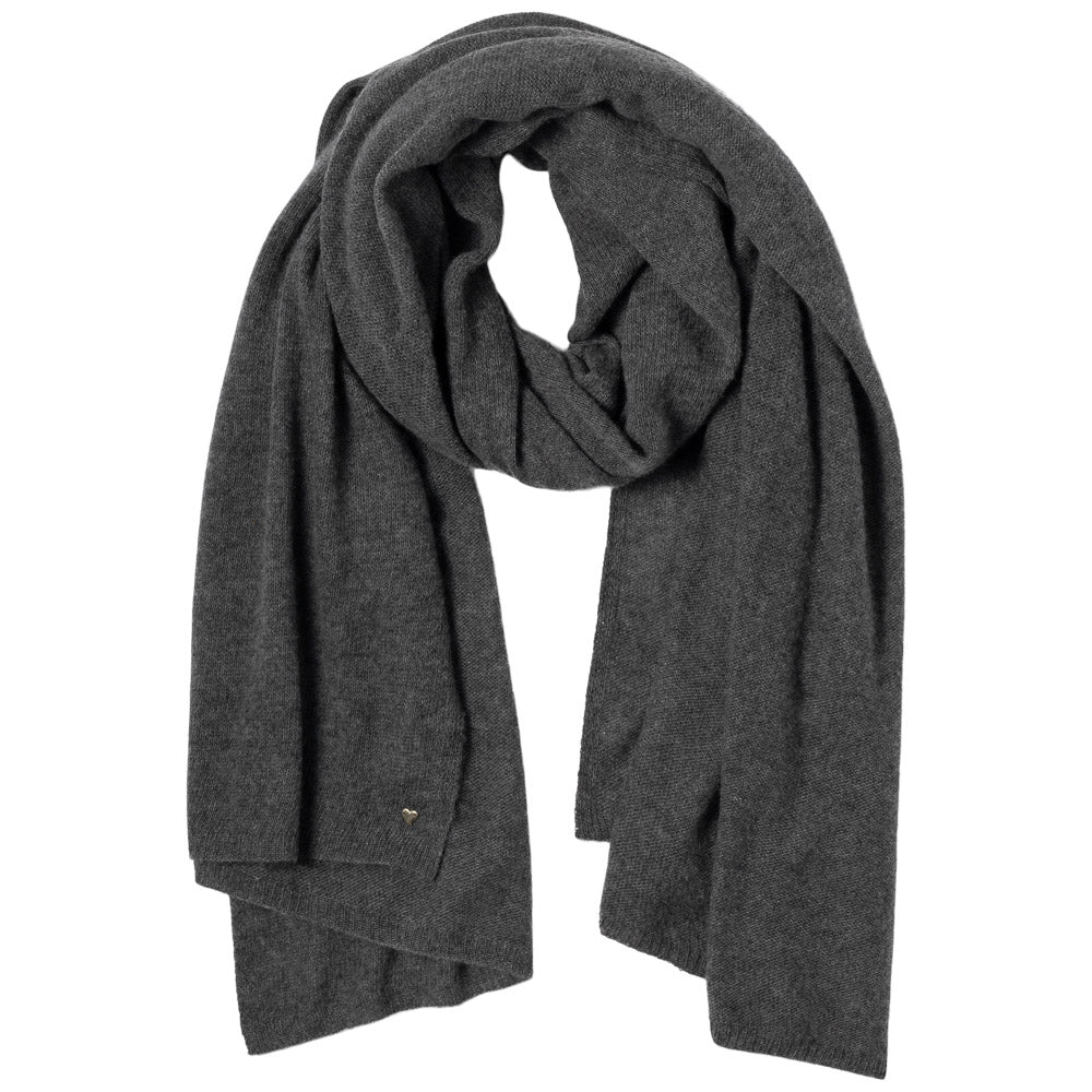 Close to my heart Cindy cashmere scarf Scarf Dark Grey