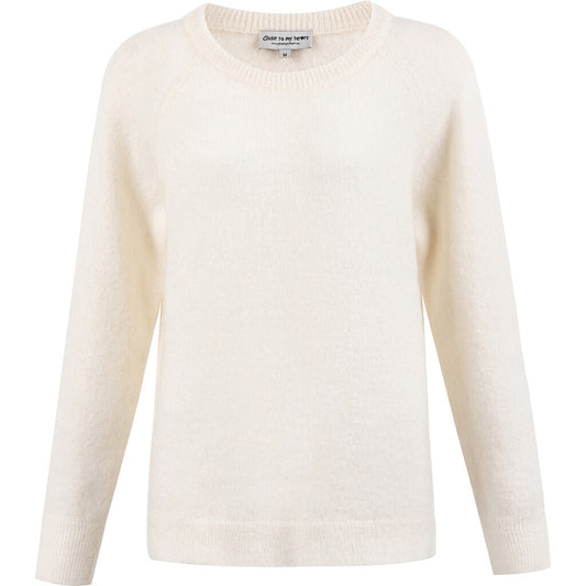 Close to my heart Claudia Mohair Sweater Sweater knitted Cream