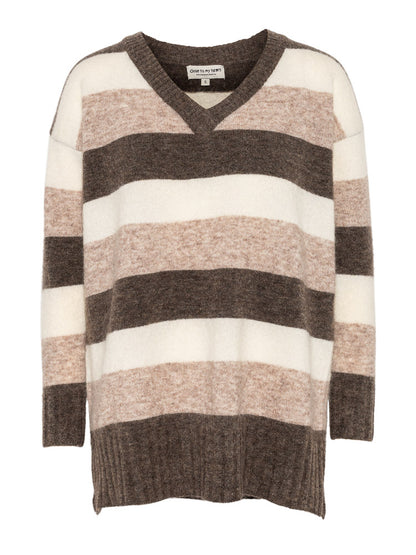 Close to my heart Coco Sweater Sweater knitted Hunter Stripe