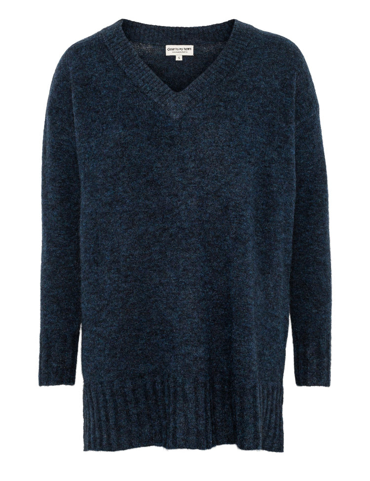 Close to my heart Coco Sweater Sweater knitted Indigo