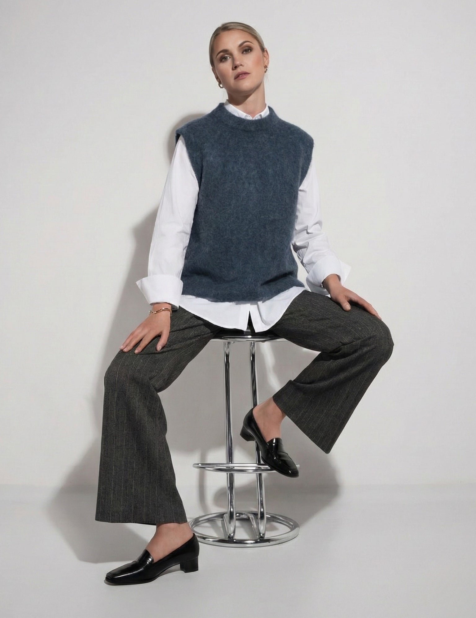 Close to my heart Cole vest Vest Indigo Gold