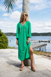 Close to my heart Cover-Up frotté kaftan kjole Kaftan Kelly Green