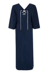 Close to my heart Cover-Up frotté kaftan kjole Kaftan Navy