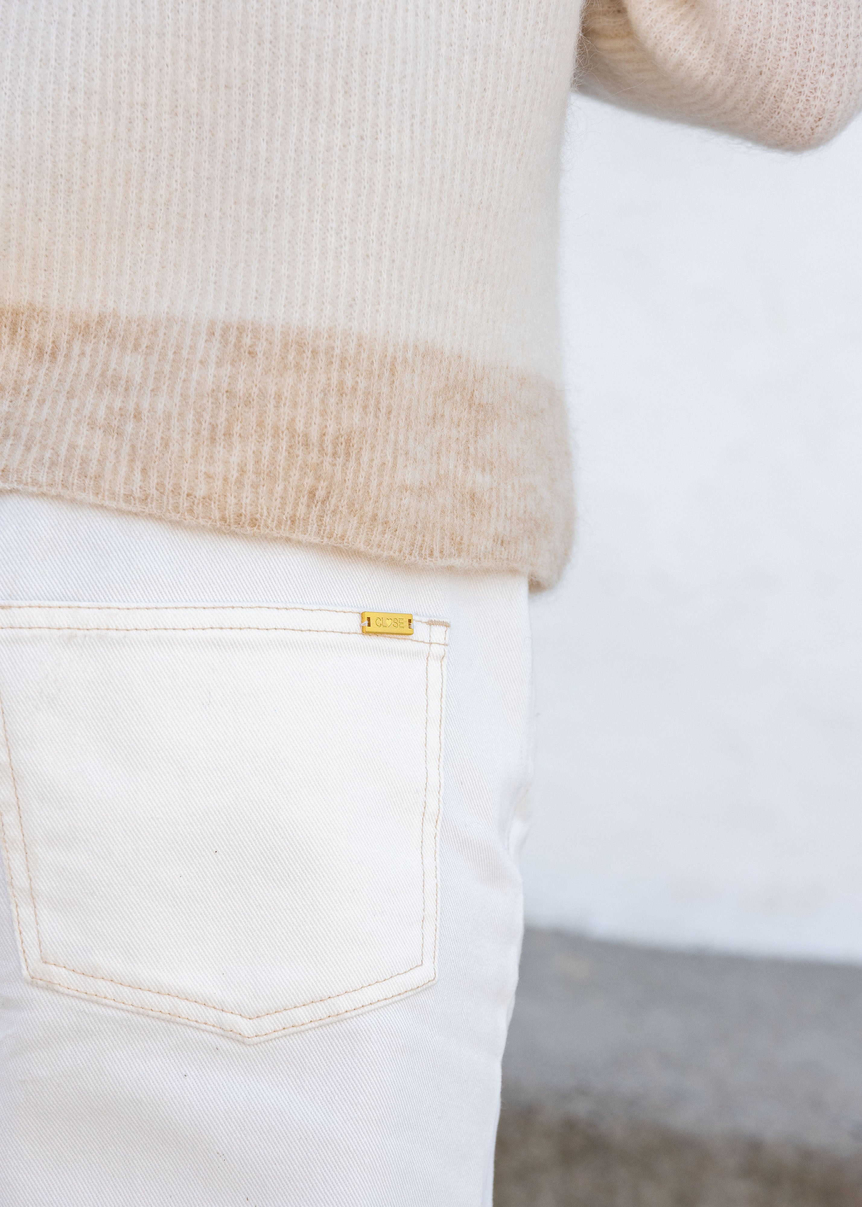 Close to my heart Dakota jeans Pant Offwhite