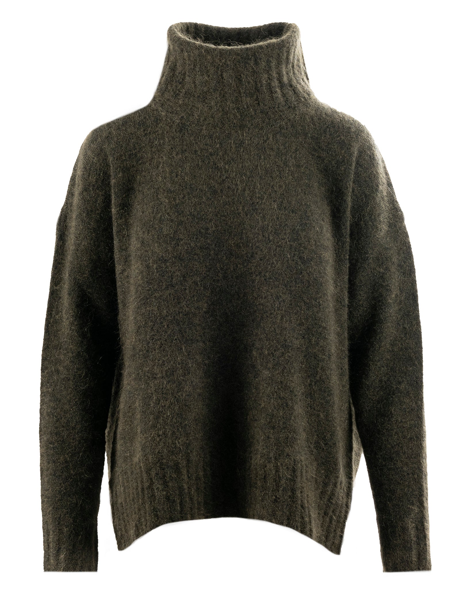 Close to my heart Dawn mohair genser Sweater knitted Army