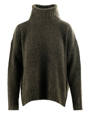 Close to my heart Dawn mohair genser Sweater knitted Army