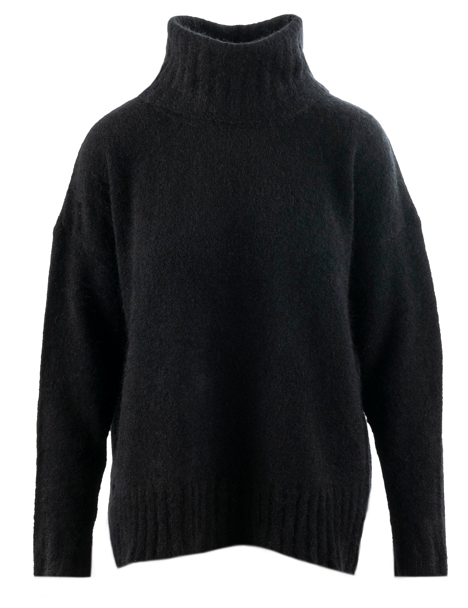Close to my heart Dawn mohair genser Sweater knitted Black