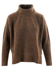 Close to my heart Dawn mohair genser Sweater knitted Chocolate