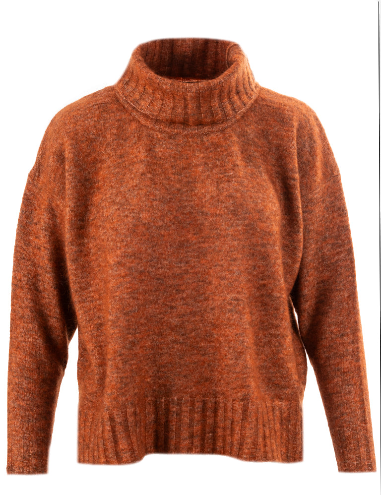 Close to my heart Dawn mohair genser Sweater knitted Orange Jam