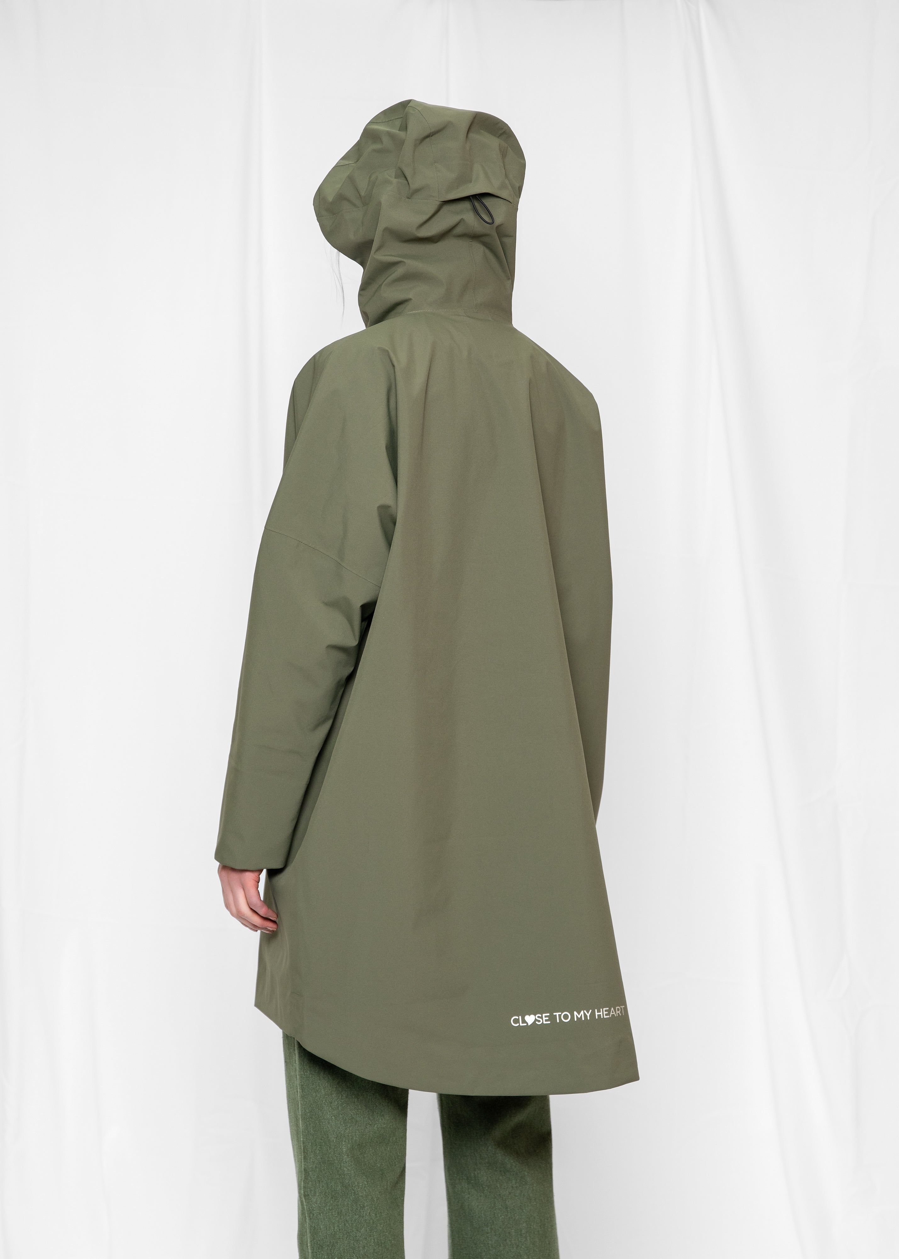Close to my heart Drizzle regnjakke Coat Army