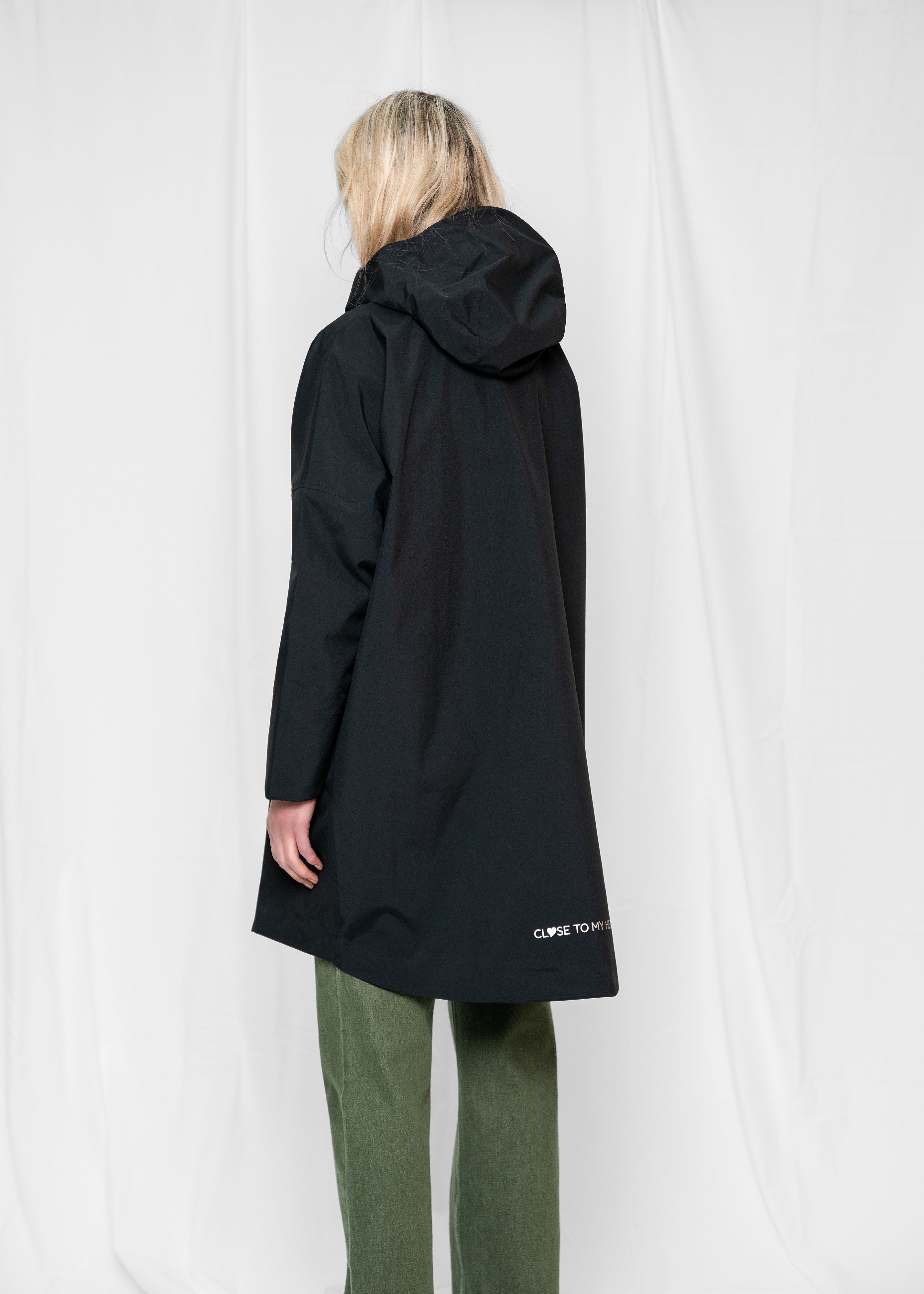 Close to my heart Drizzle regnjakke Coat Black
