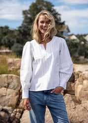 Close to my heart Elena blouse Blouse White