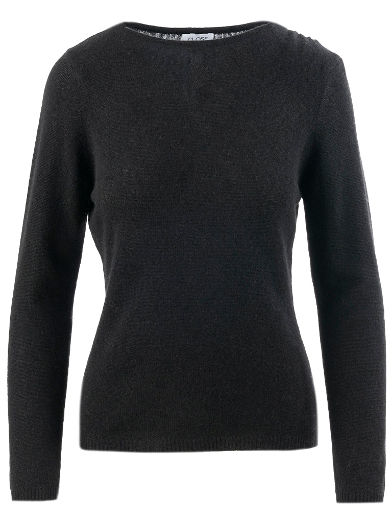 Close to my heart Esme kasjmir genser Sweater knitted Black