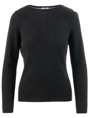 Close to my heart Esme kasjmir genser Sweater knitted Black