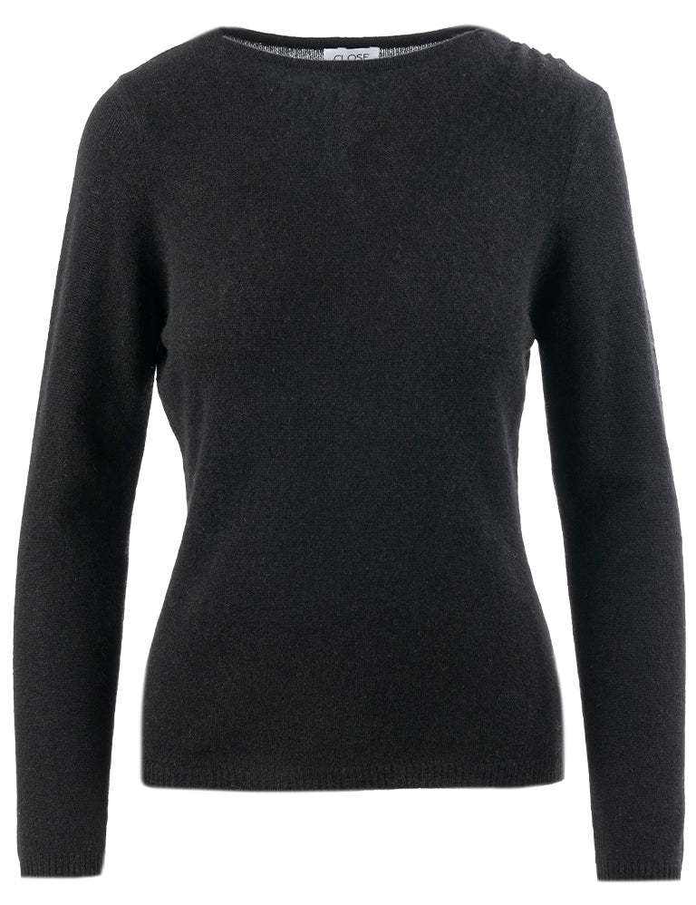 Close to my heart Esme kasjmir genser Sweater knitted Black