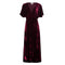 Close to my heart Esmeralda fløyel kjole Kjole Burgundy