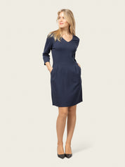 Close to my heart Fannie Jersey Dress Dress jersey Navy