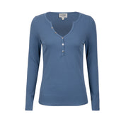 Close to my heart Fanny Longsleeve Top Washed Blue