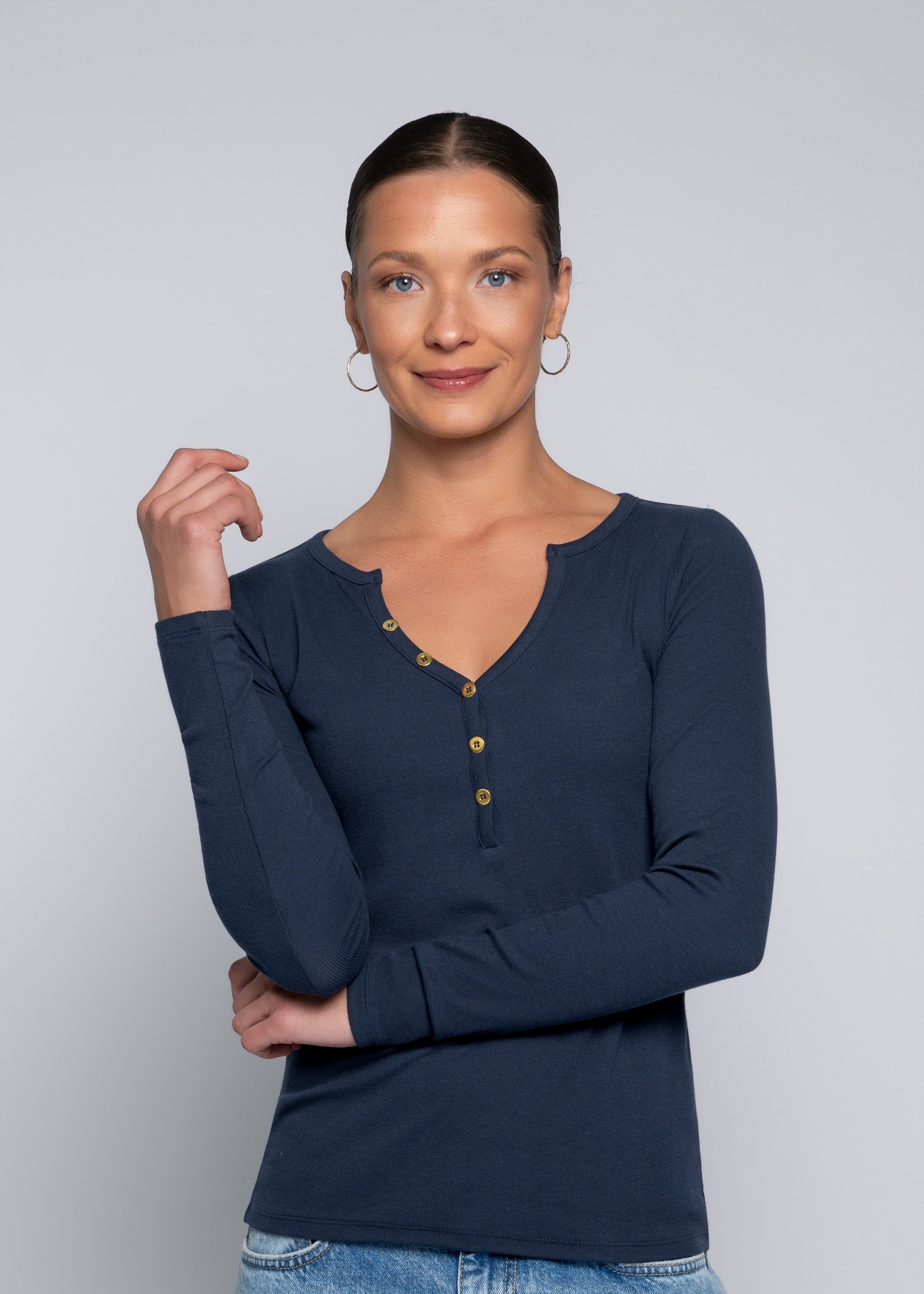 Close to my heart Fanny langermet t-shirt T-shirt L/S Navy
