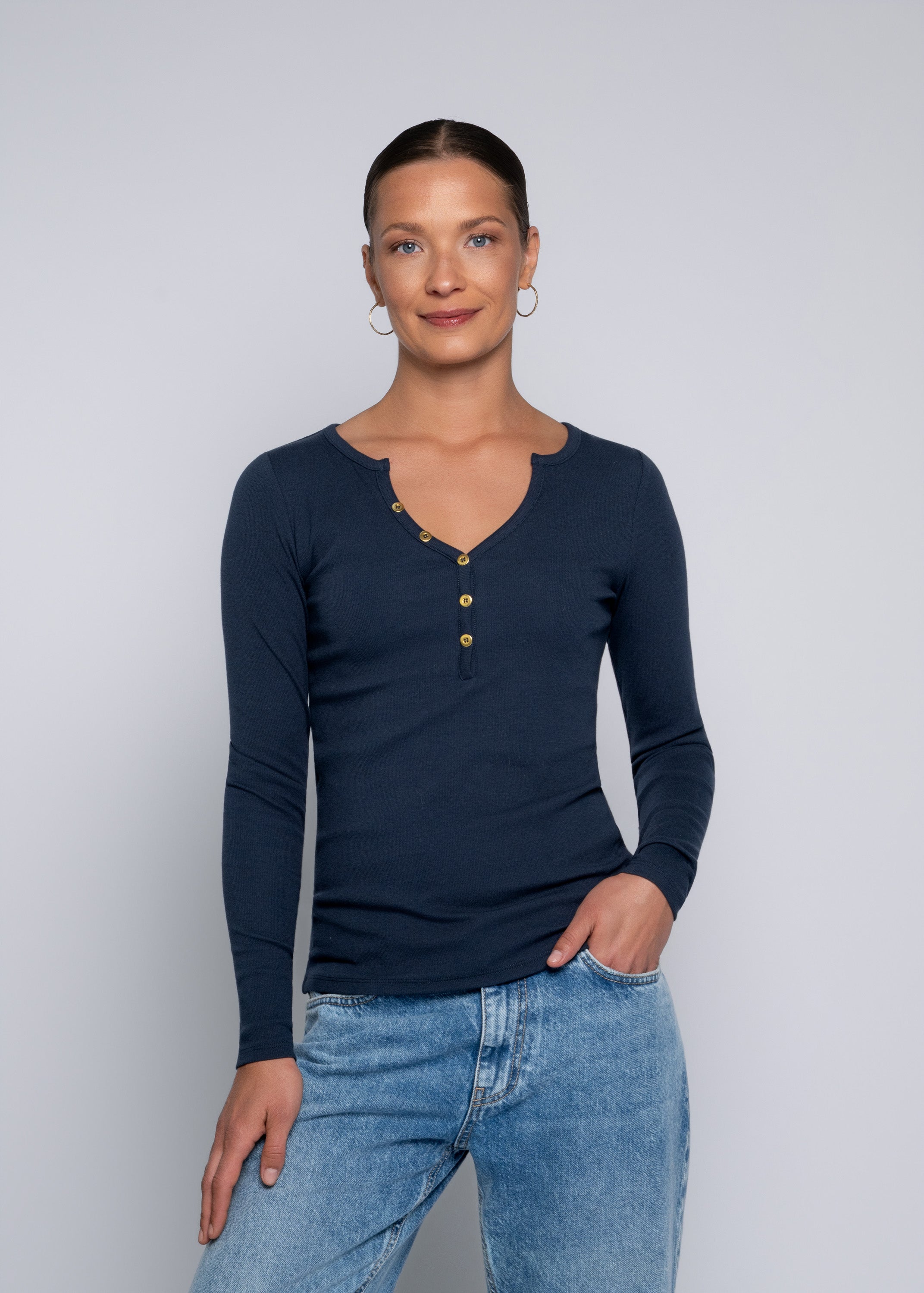 Close to my heart Fanny langermet t-shirt T-shirt L/S Navy