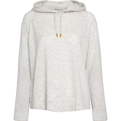 Close to my heart Frankie merino cashmere sweater Hoodie knitted White Grey