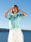 Close to my heart Gemma Genser Sweater knitted Aqua