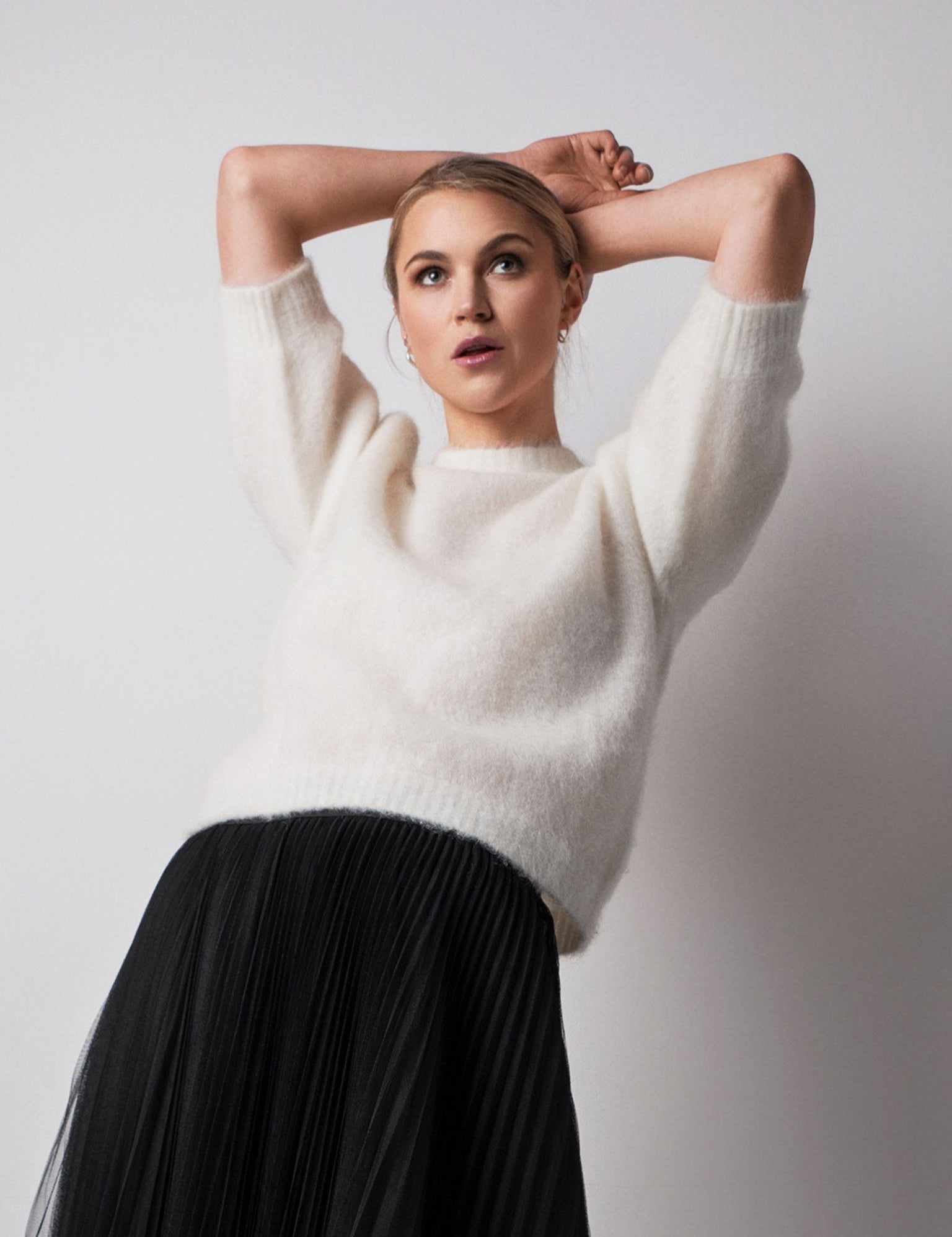 Close to my heart Gemma Genser Sweater knitted Cream