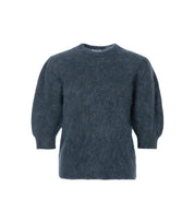 Close to my heart Gemma mohair genser Sweater knitted Indigo Gold