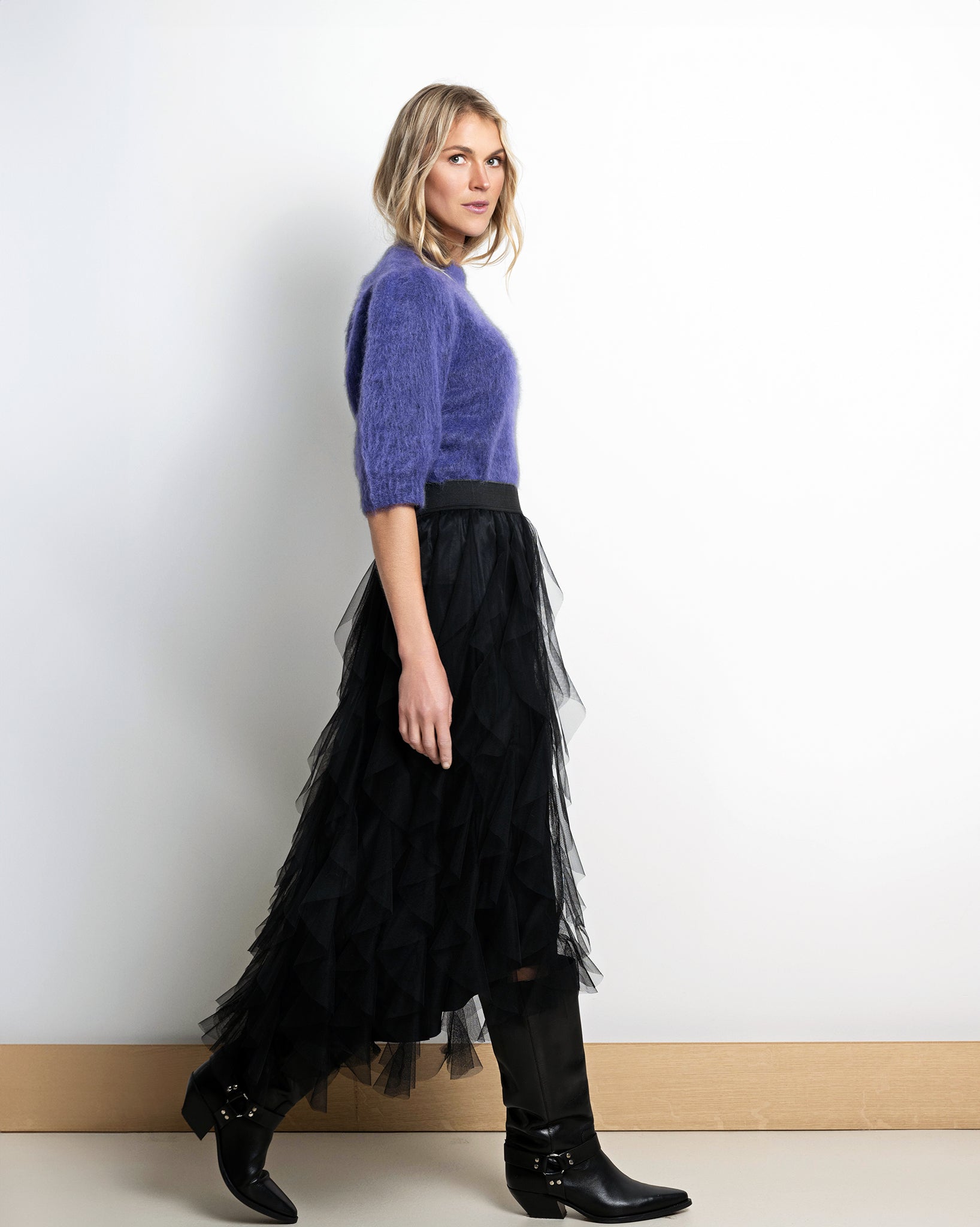 Close to my heart Gemma sweater Sweater knitted Purple