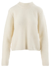 Close to my heart Goldie crew mohair genser Sweater knitted Cream