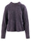 Close to my heart Goldie crew mohair genser Sweater knitted Deep Plum