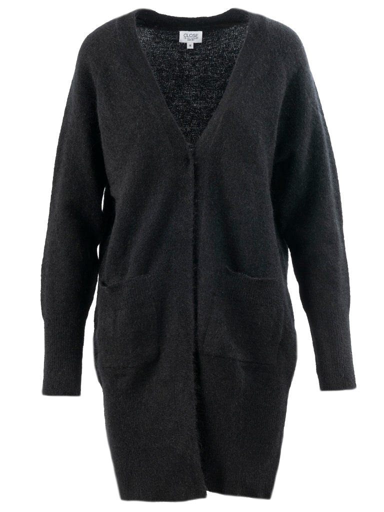Close to my heart Grace lang mohair cardigan Cardigan Black