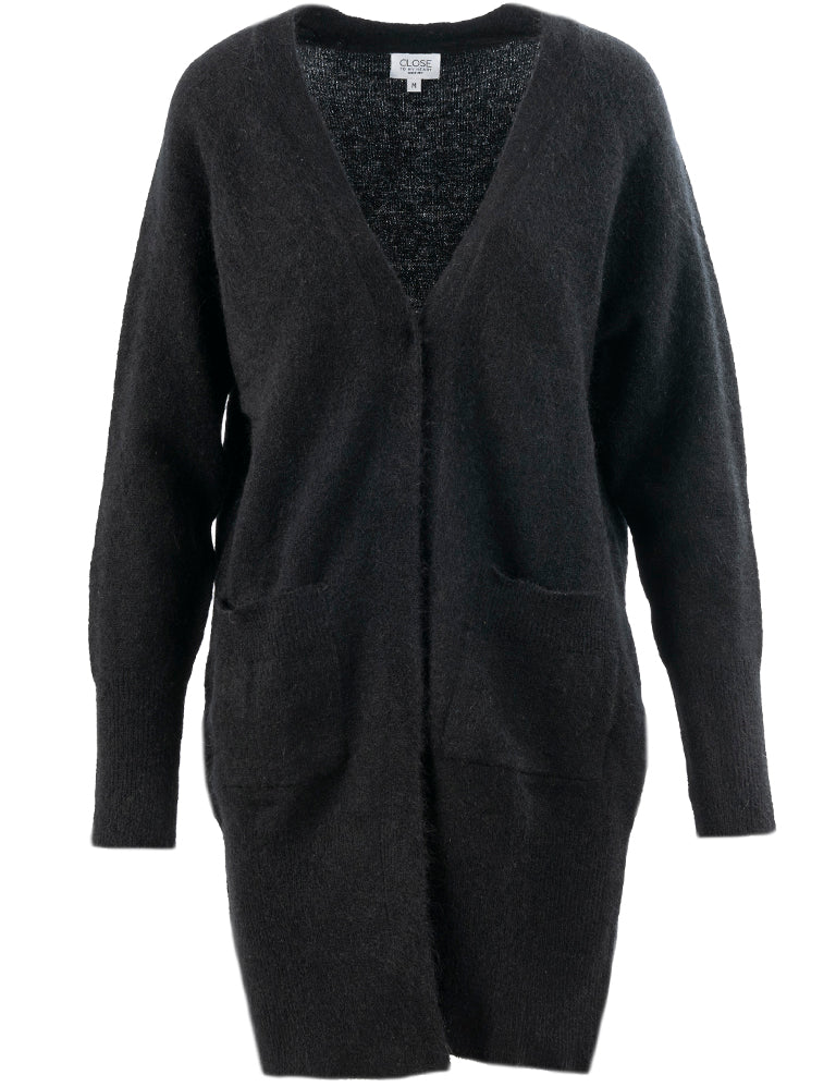Close to my heart Grace lang mohair cardigan Cardigan Black