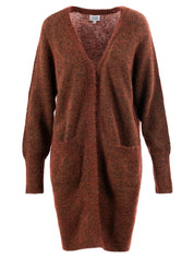 Close to my heart Grace lang mohair cardigan Cardigan Brick